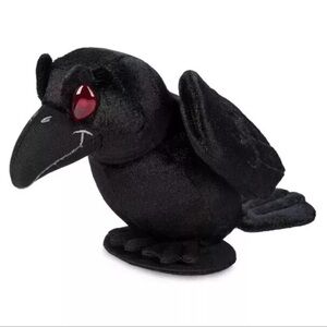 2024 Disney Parks Haunted Mansion 55th Raven Crow Shoulder Pal Magnet Plush D23